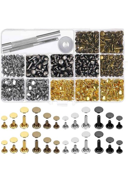 480 Çift Kapaklı Perçinler Çiviler 3 ile El Sanatları (Yurt Dışından) fiyatları