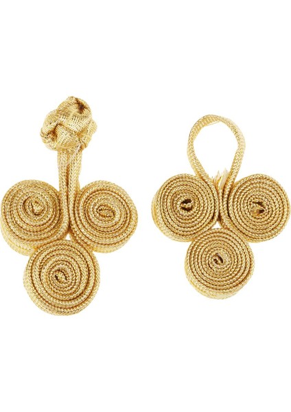 Im Çin Kurbağa Düğ Kapatma Bağlantı Elemanları Ş Cheongsam Altın (Yurt Dışından) modelleri