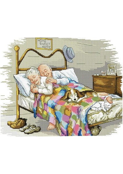 Damgalı Kanaviçe Çift 14 Sayısı (Yurt Dışından)