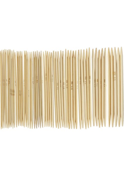 11 Takım 4.9" Örgü Çift Kiş Bambu (Yurt Dışından) fiyatları