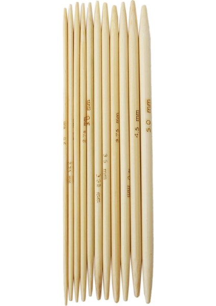 11 Takım 4.9" Örgü Çift Kiş Bambu (Yurt Dışından) modelleri