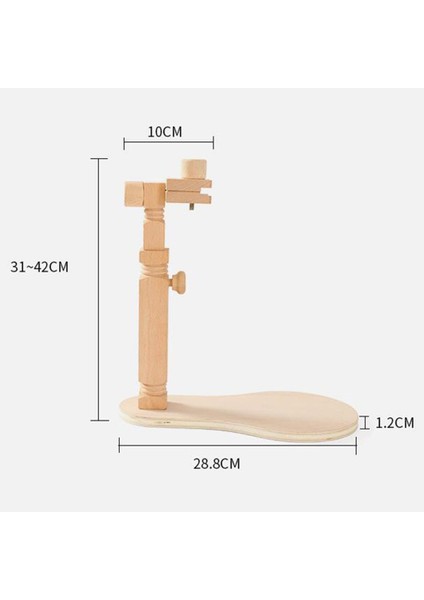 Nakış Çerçevesi Tutucu, Ahşap Kanaviçe Çerçeve Standı - Ayarlanabilir, Döndürülebilir (Yurt Dışından) fırsatları