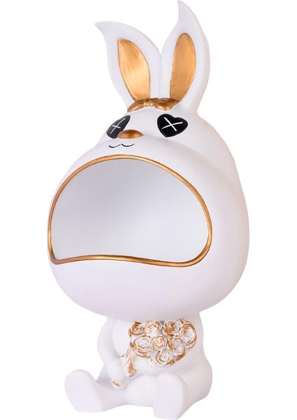 I Tavşan Heykelcik Heykel Parfüm Kutusu Ev Dekorasyonu Için (Yurt Dışından)