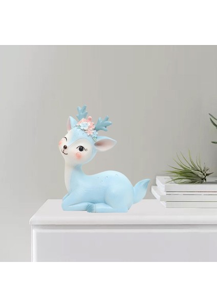 1 Reçine Geyik Heykeli Reçine Kek Topper Parti Dekorasyonu (Yurt Dışından) modelleri
