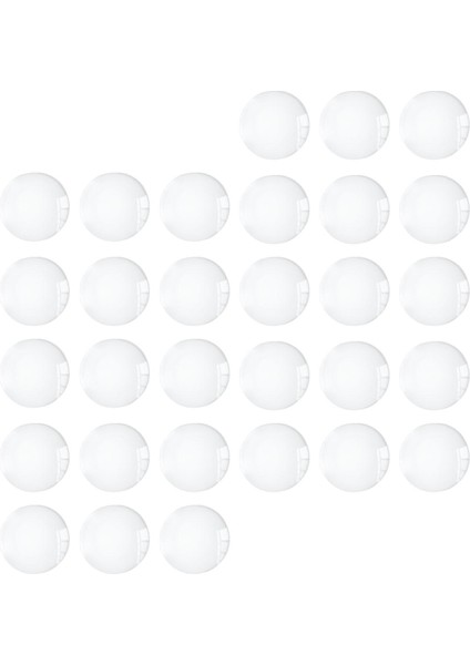 Yarım Yuvarlak Flatback Bilezikler Anahtarlı Cabochons 18MM 30 (Yurt Dışından)
