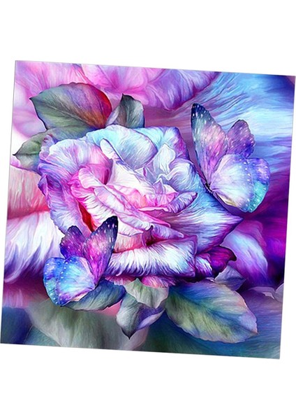 Çiçek 5d Yuvarlak Dıy Nakış Dekorasyon (Yurt Dışından) modelleri