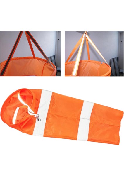 Asılı Rüzgar Çorap Yırtıöşağı Rüzgar Ölçümü Çorap Çanta Için Turuncu 150 cm (Yurt Dışından) fırsatları