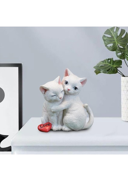 Modern Heykelcik Heykeli Reçine Heykel Masaüstü Odası Çift Için (Yurt Dışından) fırsatları