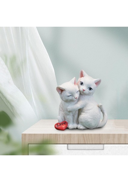 Modern Heykelcik Heykeli Reçine Heykel Masaüstü Odası Çift Için (Yurt Dışından) indirimleri