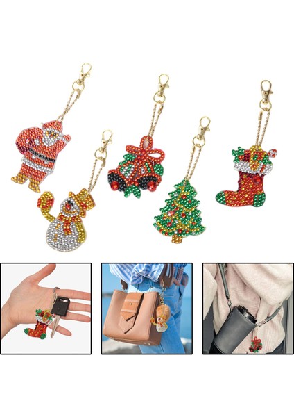 5 Anahtarlık Kar Çorap Ğı Dıy Anahtarlıılar Çocuklar Şkinler Telefon (Yurt Dışından) modelleri