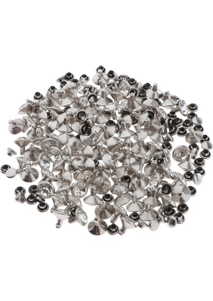 100 Taşlı Çivi, Dekoratif Per, Içi Boş Per, Yuvarlak Per, 9mm (Yurt Dışından) fırsatları