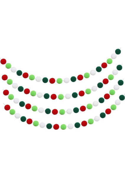 Noel Yün Topları Mantel Oturma Odası Paskalya C Için Garland Pom (Yurt Dışından) fırsatları