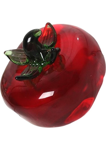 Mutfak Odası Dekorasyon Domates Çapı Için Kristal Heykel Heykelcik Süsleme 6cm (Yurt Dışından)