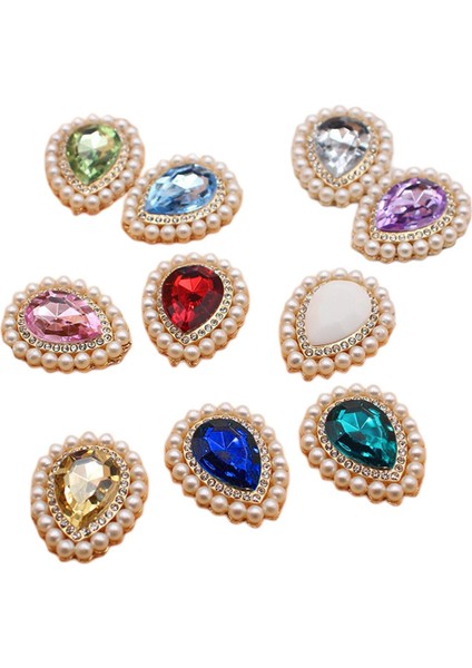 10X Gözyaşı Takılar Dıy El Sanatları Saç Yay Taklidi Flatback Süsleme (Yurt Dışından) modelleri