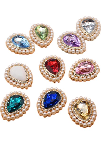 10X Gözyaşı Takılar Dıy El Sanatları Saç Yay Taklidi Flatback Süsleme (Yurt Dışından) fırsatları