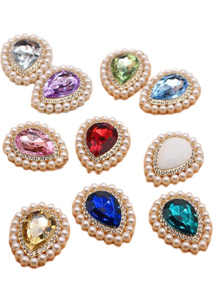 10X Gözyaşı Takılar Dıy El Sanatları Saç Yay Taklidi Flatback Süsleme (Yurt Dışından) indirimleri