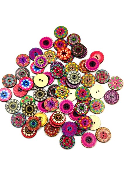 100 Çiçek Ahşap Düğ Flatback Dekoratif Dıy Yapımı Için Ş Dekor 20MM (Yurt Dışından) modelleri