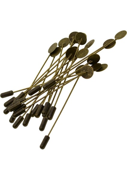 20 Takım Sopa Pin Yaka Broş Broş Broş Parça Yapımı Bulgular Bronz (Yurt Dışından)