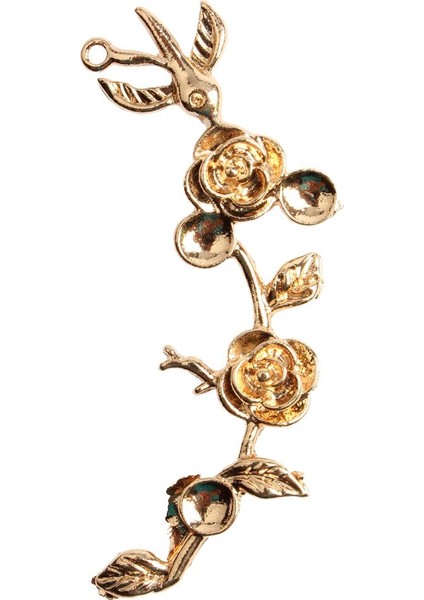 10'lu Paket Vintage Alaşım Şube Çiçek Charms Broş Takı Dıy Yapımı El Sanatları (Yurt Dışından) fiyatları
