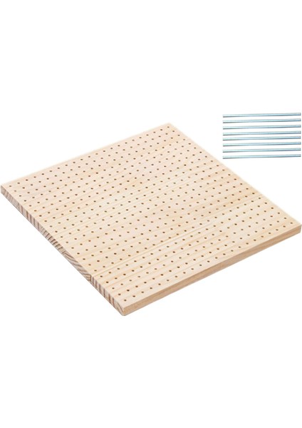 8 Paslanmaz Çelik Çubuk Pimli Tığ Engelleme Kurulu Iğne Işi Yetişkinler 30CMX30CM (Yurt Dışından)
