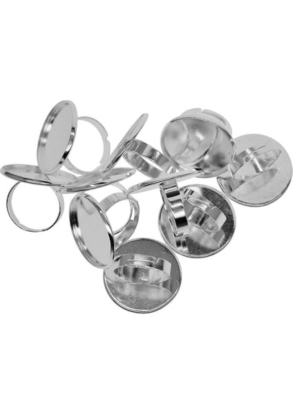 25MM Kabaşon Altın Için 10X Ayarlanabilir Taban (Yurt Dışından)