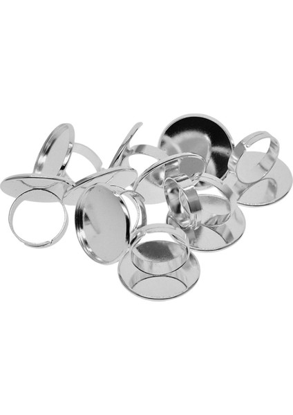25MM Kabaşon Altın Için 10X Ayarlanabilir Taban (Yurt Dışından)