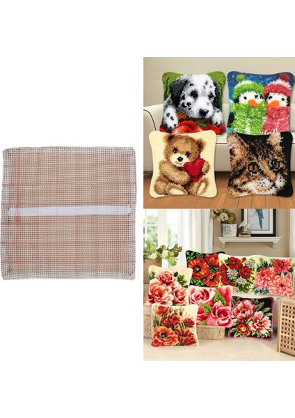 Mandal Kanca Halı Yapımı Dıy Kanca Halı Örgü Kanvas Halı Yapımı 50X50CM (Yurt Dışından) fırsatları