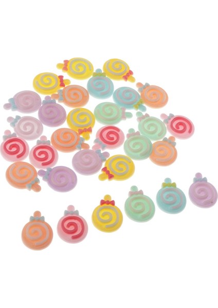 30 Takım Reçine Flatback Reçine Düğ Cabochons Flatback Değşlar (Yurt Dışından) indirimleri