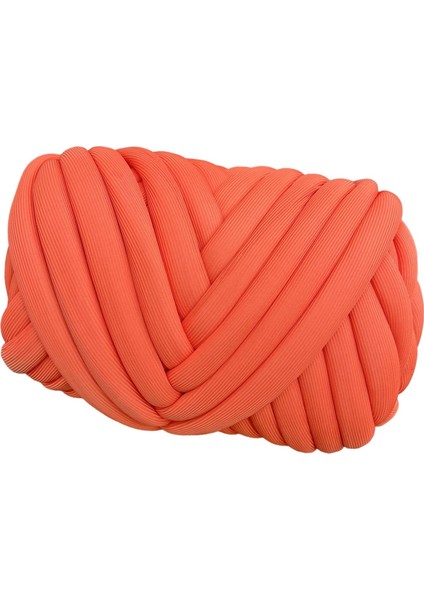 1000G Tıknaz Iplik Kol Örgü Ipliği Uzunluğu 80M Tüp Dev Iplik Turuncu (Yurt Dışından)