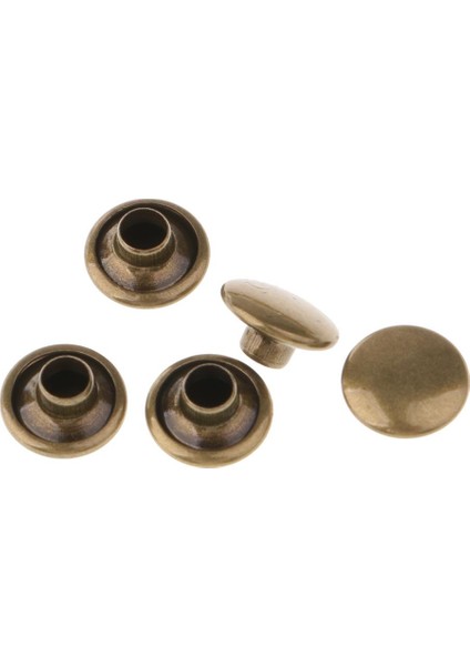 100 Takım Perçin Çift Perçin Metal Çiviler El Sanatları Için 8mm x 4mm, 8mm x 7mm (Yurt Dışından) modelleri