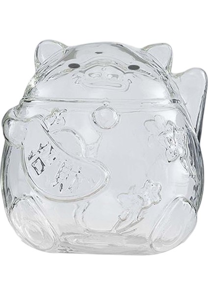 Çocuklar Için Şeffaf Şanslı Kedi Piggy Banka Dekorasyon Süsleri (Yurt Dışından)