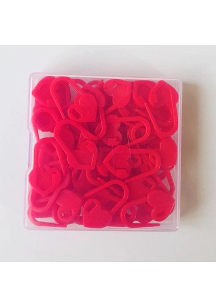 50 Tutucular Işaretleyiciler Tığ Örgü I Kırmızı (Yurt Dışından) fiyatları