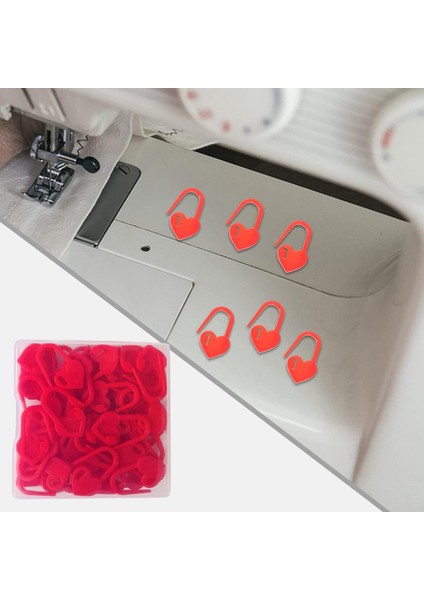 50 Tutucular Işaretleyiciler Tığ Örgü I Kırmızı (Yurt Dışından) fırsatları