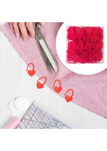 50 Tutucular Işaretleyiciler Tığ Örgü I Kırmızı (Yurt Dışından) indirimleri