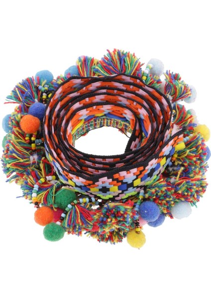 1 Yard Saçak Püsküller Örgü Jakarlı Ş Bezemeler 60MM (Yurt Dışından)