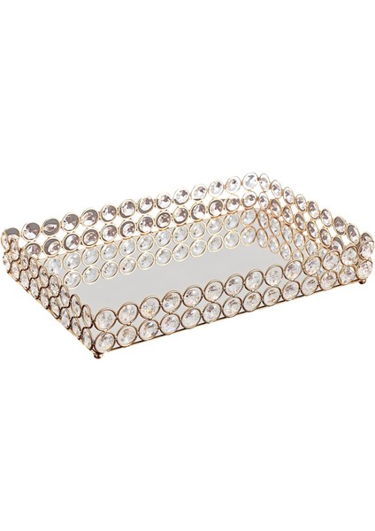 Dekoratif Vanity Tepsisi Kristal Ayna Kostüm Mücevher Mücevher Dresser-3 Boyut 2 M (Yurt Dışından)