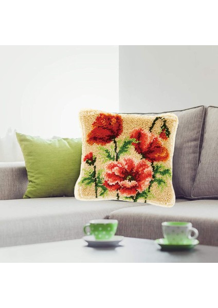 Çiçek Mandalı Kitleri Dıy Ik Örtüsü Minder Örtüsü (Yurt Dışından) indirimleri