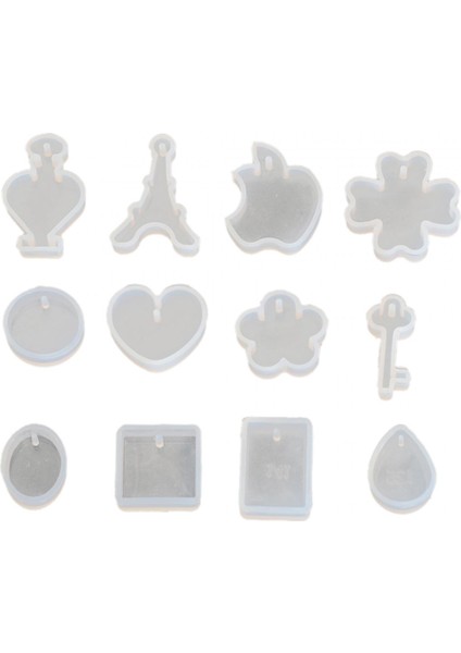 12X Reçine Kolye Modelleri Delikli Epoksi Reçine Dayanıklı Çeş Şekilli Takı (Yurt Dışından) fiyatları