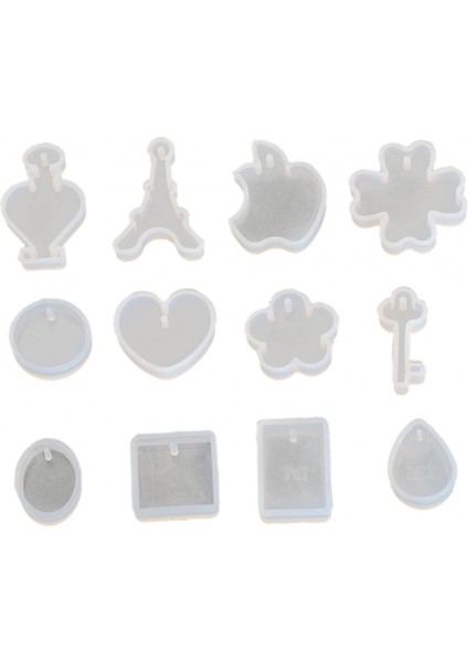 12X Reçine Kolye Modelleri Delikli Epoksi Reçine Dayanıklı Çeş Şekilli Takı (Yurt Dışından) modelleri