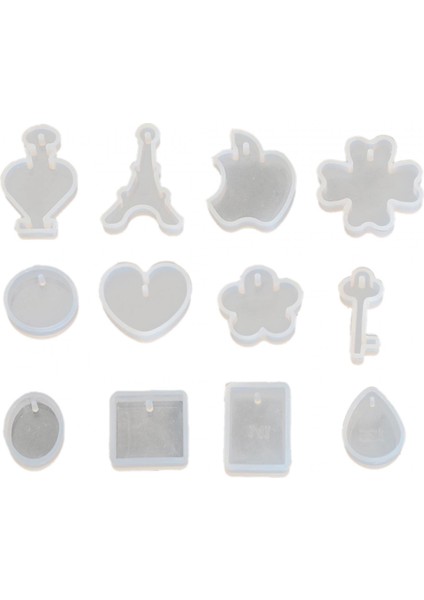 12X Reçine Kolye Modelleri Delikli Epoksi Reçine Dayanıklı Çeş Şekilli Takı (Yurt Dışından) fırsatları