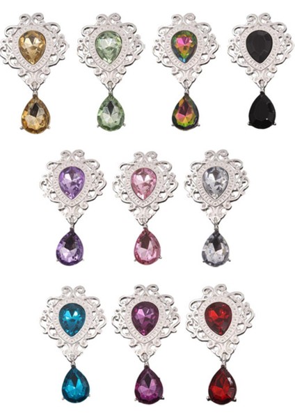 10 Su Damlası Kolye Malzemeleri Alaşıı Yapımı Için Dıy (Yurt Dışından)