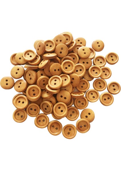 Scrapbooking Bezemeler Için 100 Ahşap Ş Düğ Açık 13MM (Yurt Dışından) fırsatları