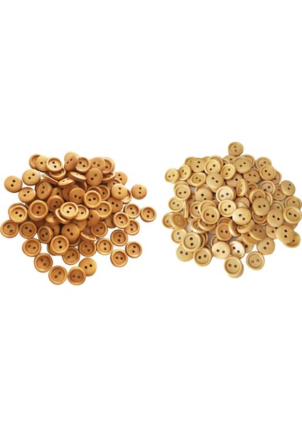 Scrapbooking Bezemeler Için 100 Ahşap Ş Düğ Açık 13MM (Yurt Dışından) indirimleri