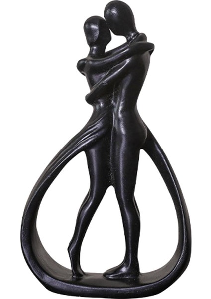 Reçine Çift Heykelcik El Sanatları Severler Odası Düğün Için Heykeli Kucaklayın (Yurt Dışından)