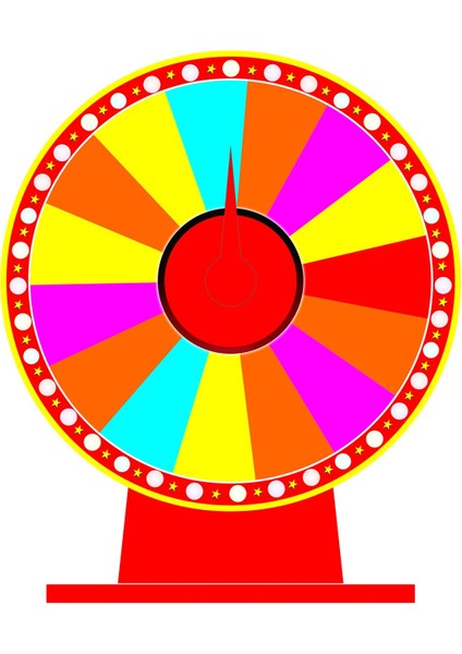 Toplantılar Süpermarketler Partisi Için Üstü Ödül Pikap Fal Çarkı 30CM Eşit (Yurt Dışından)