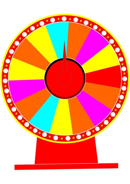 Toplantılar Süpermarketler Partisi Için Üstü Ödül Pikap Fal Çarkı 30CM Eşit (Yurt Dışından) indirimleri