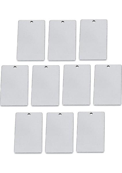 Damgalama, Dikdörtgen, Paslanmaz Çelik - 10 Paket Boş Damgalama 9X25MM (Yurt Dışından)