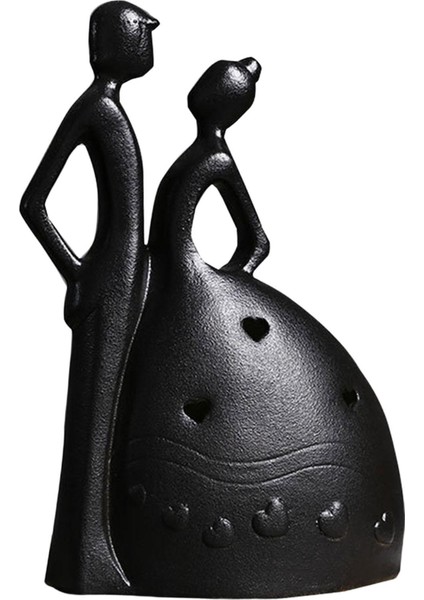 Bir Çift Heykel Masa Üstü Oturma Odası Yıldönümü Hediye Siyah Gelinlik (Yurt Dışından) fırsatları