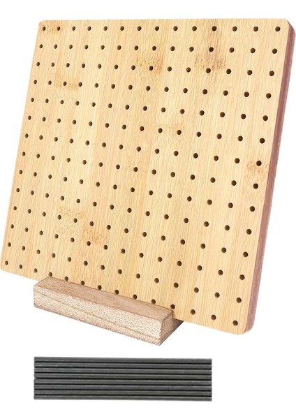 Tığ Işi Engelleme Kurulu Delik Kurulu Pimli Bambu Örgü Engelleme Kurulu 29CMX29CM (Yurt Dışından) fiyatları