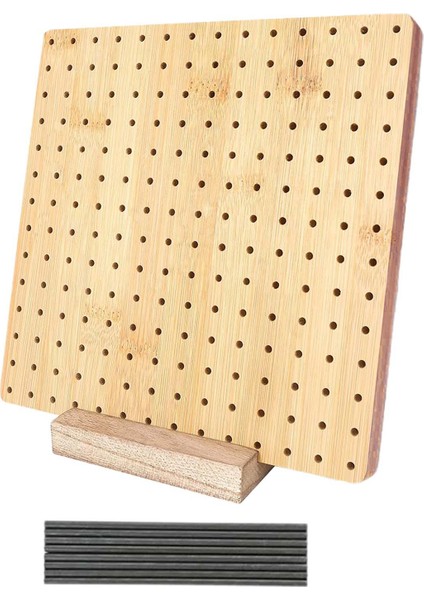 Tığ Işi Engelleme Kurulu Delik Kurulu Pimli Bambu Örgü Engelleme Kurulu 29CMX29CM (Yurt Dışından) modelleri